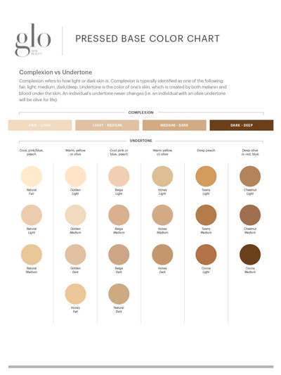 Glominerals Pressed Base - Natural dark